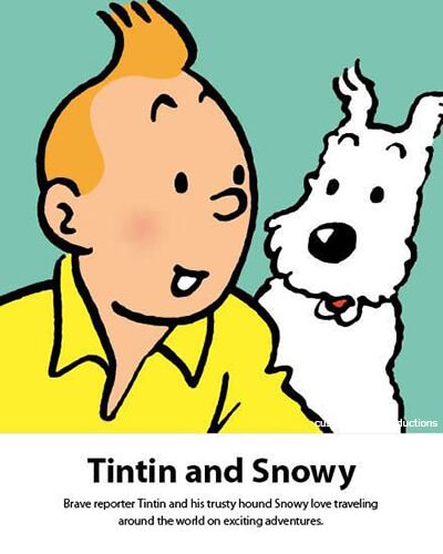 Tintin and Snowy