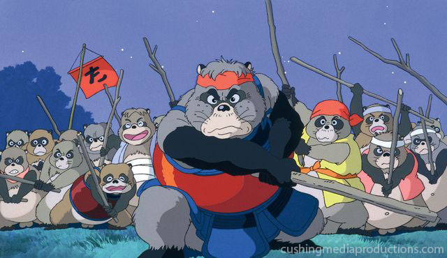 The Raccoon War เป็นภาพยนตร์แอนิเมชั่นตลก-ดราม่าที่สร้างโดย Studio Ghibliสำหรับ Tokuma Shoten , Nippon Television Network และฮาคุโฮโดะ