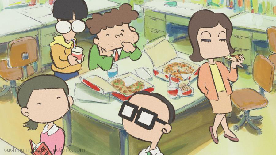 Ghiblies (ギブリーズ, Giburīzu ) เป็นหนังสั้นตลกความยาว 18 นาที ออกอากาศทาง NTV เมื่อวันที่ 8 เมษายน 2000 และมาพร้อมกับสารคดีเกี่ยวกับ Studio