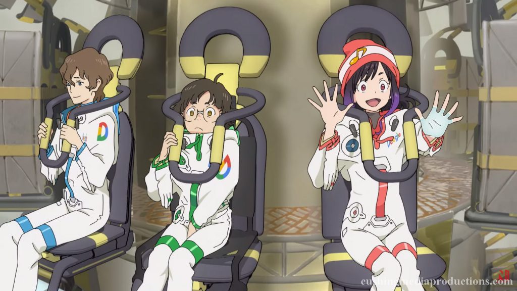 The Orbital Children (地球外少年少女, Chikyūgai Shōnen Shōjo lit. "Extraterrestrial Boys and Girls") เป็นภาพยนตร์ซีรีส์