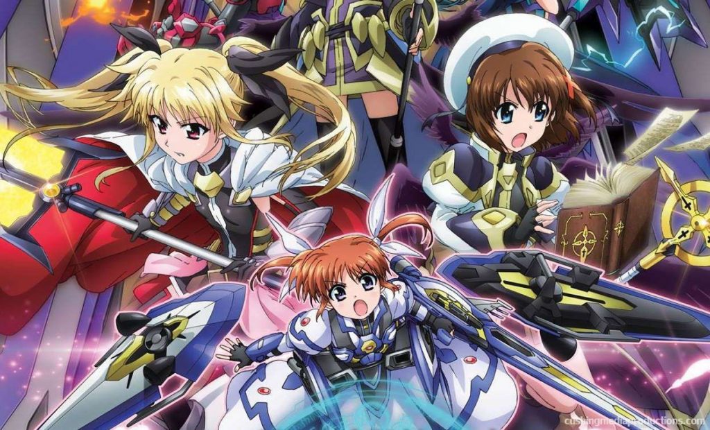 Magical Girl Lyrical Nanoha เป็น anime ทีวีซีรีส์ ผลิตโดย Seven Arcs เป็นส่วนหนึ่งของซีรี่ส์ ออกอากาศทาง UHF จำนวน 13 ตอนระหว่าง