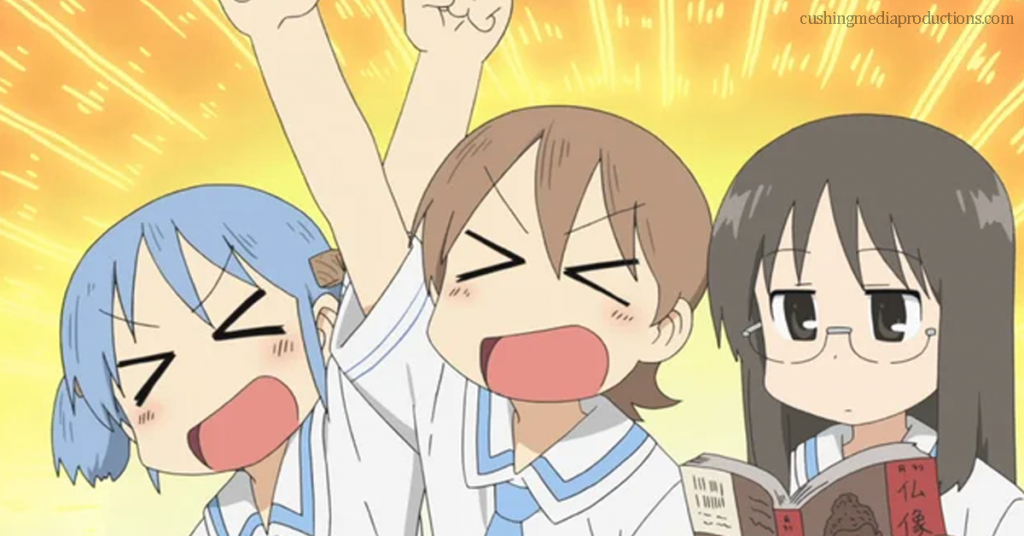 Nichijou เป็นอนิเมะญี่ปุ่นที่ออกอากาศตั้งแต่เดือนเมษายนถึงกันยายน 2011 ในญี่ปุ่น สร้าง จากมังงะซีรีส์ชื่อเดียวกันโดยส่วนใหญ่เป็น