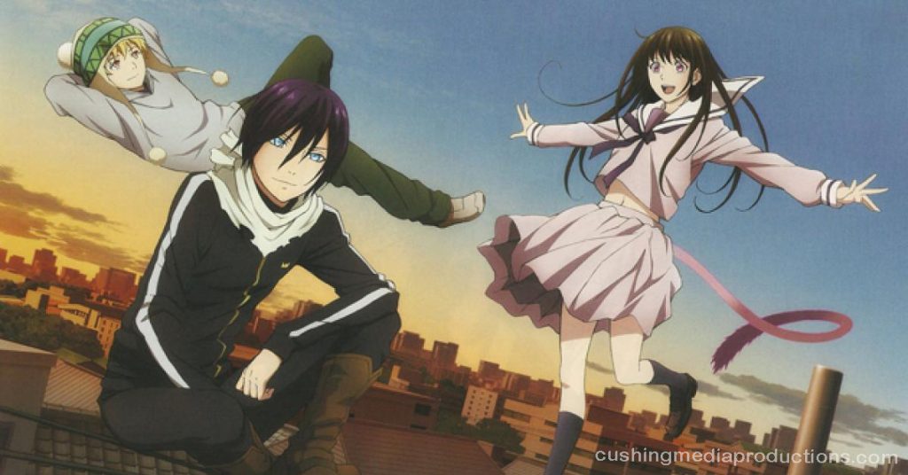 Noragami (ノラガミ "Stray God") เป็นอะนิเมะที่ดัดแปลงจากมังงะที่มีชื่อเดียวกันซึ่งเขียนโดยAdachitoka ผลิตโดยStudio Bones