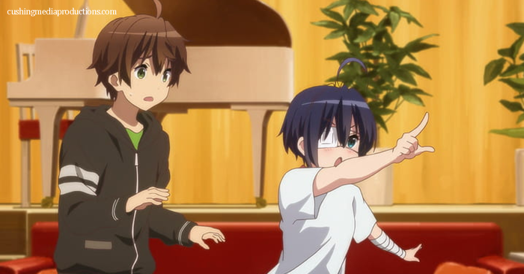Love Chunibyo Other Delusions อนิเมะญี่ปุ่นความยาว 12 ตอนที่ดัดแปลงโดยเกียวโต อนิเมชั่นออกอากาศในญี่ปุ่นระหว่างวันที่ 4